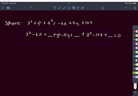 find-the-center-of-the-sphere-x2-y2-z2-6x-4y-10z-99803