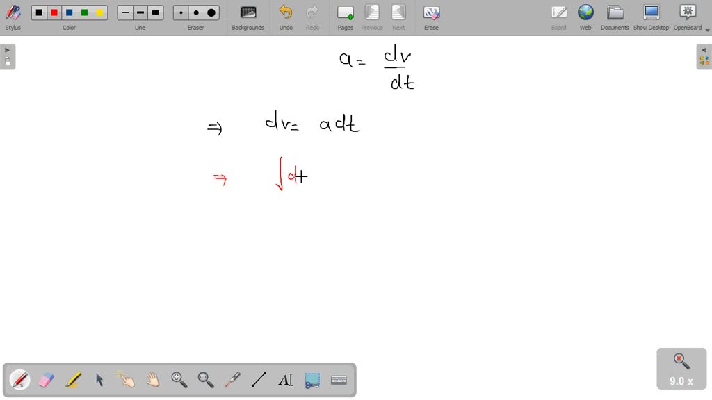 SOLVED: The formula to find the final velocity , v , of an object ...
