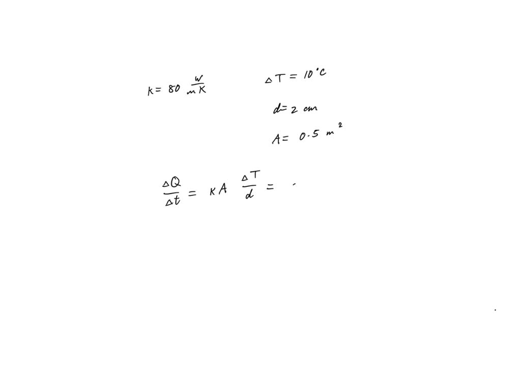 SOLVED: Compute the amount of heat per second (in kW) through an iron ...