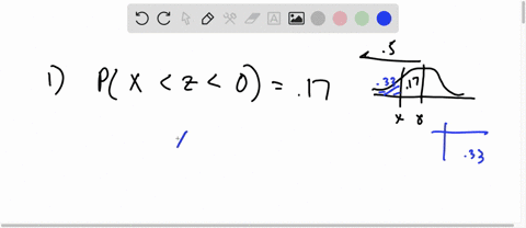 1-in-a-standard-normal-distribution-what-is-the-value-of-x-if-pxz0-017-a-095-b-00675-c-044-d-044-2-given-a-standard-normal-curve-determine-the-approximate-value-of-p243z126-a-00963-b-03962-c-21803