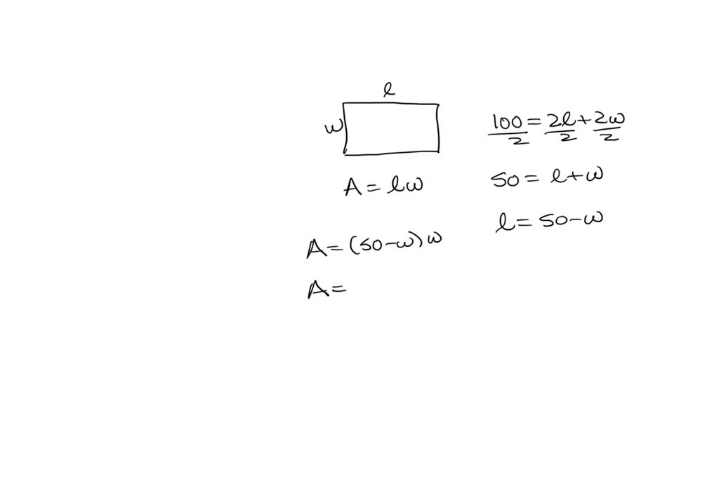 SOLVED Find the dimensions of the rectangular garden of largest area
