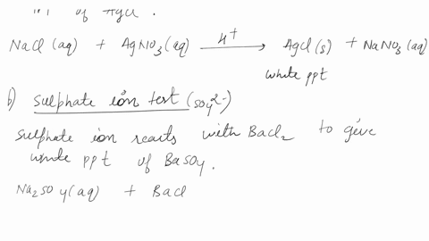 write-the-formula-equation-for-the-reaction-that-results-in-a-positive-test-for-the-following-ions-provide-the-specified-balanced-reaction-for-each-test-including-physical-states-a-chlorine-63414