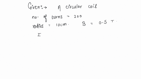 a-circular-coil-of-200-turns-and-radius-10cm-is-placed-in-a-uniform-magnetic-field-of-05t-normal-to-the-plane-of-the-coil-if-the-current-in-in-the-coil-is-30a-calculate-the-total-torque-on-the-coil