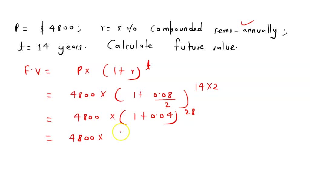 SOLVED Calculate the future value. (Round your answer to two decimal