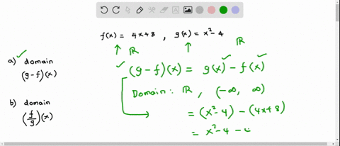 let-fx-4x-8-and-gx-find-the-domain-of-the-following-functions-and-simplify-their-expressions-ent-ox-doral-0x-6-domaln-jox-11195