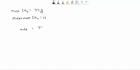 a-sample-of-methane-ch4-has-a-mass-of-7700g-calculate-the-number-of-methane-molecules-in-the-sample-77158
