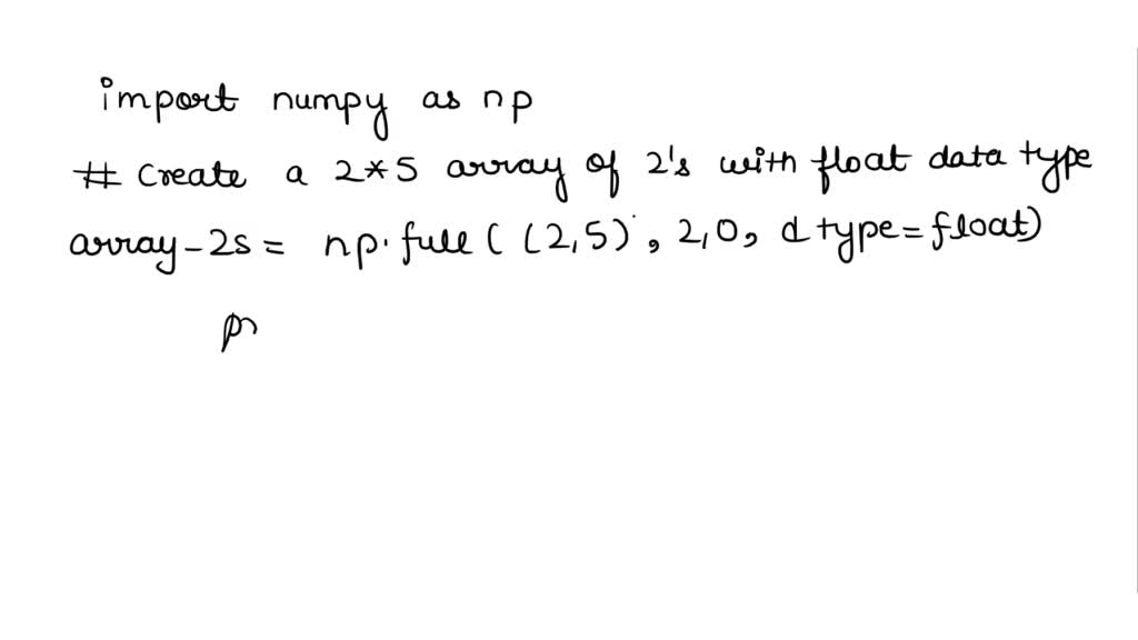 SOLVED: Create 3 examples in python in which real number properties do ...