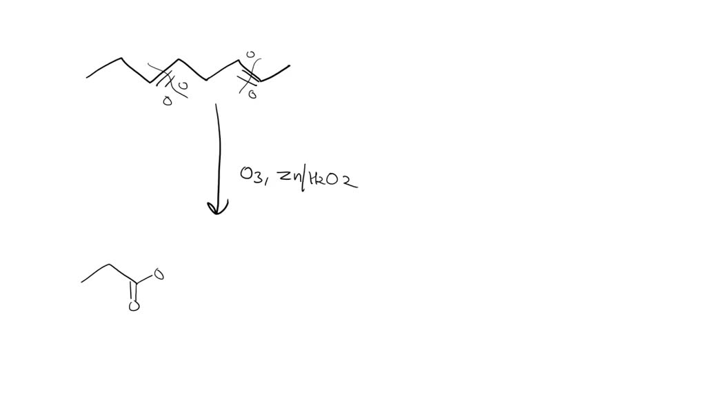 SOLVED What alkyne (or diyne) yields the following oxidative cleavage products? Click the "draw