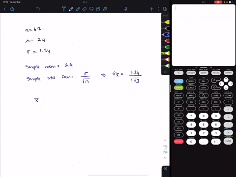 the-population-mean-and-standard-deviation-are-given-below-find-the-required-probability-and-determine-whether-the-given-sample-mean-would-be-considered-unusual-for-a-sample-of-n63-find-the-68832