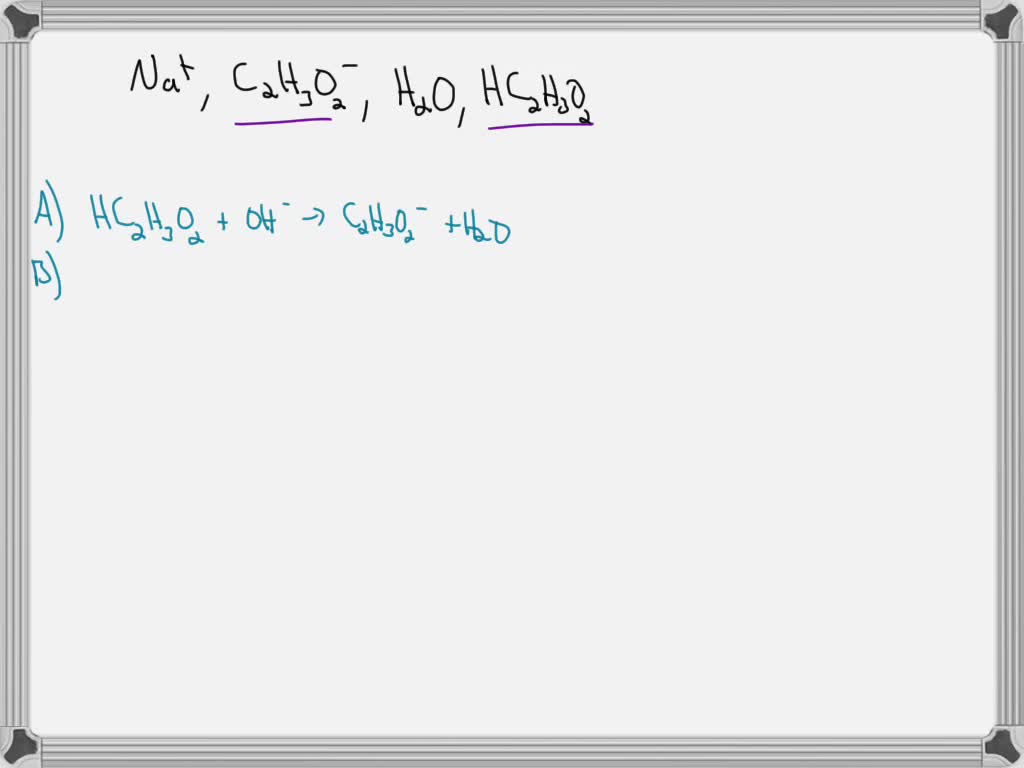 SOLVED: The buffer system used here is composed of a weak acid (acetic ...