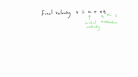 the-final-velocity-of-an-object-moving-in-on-one-dimension-is-given-by-the-formula-v-u-at-where-u-is-the-initial-velocity-a-is-thr-acceleration-and-t-is-the-time-solve-this-equation-for-t-to-70534