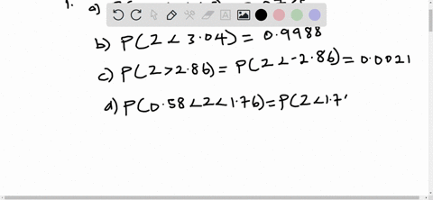 12-points-use-the-z-table-or-the-ti8384-calculator-to-find-the-following-areasprobabilityfor-the-standard-normal-distribution-round-final-answers-to-4-decimal-places-apz-145-bp-z-304-cp-z-28-89666