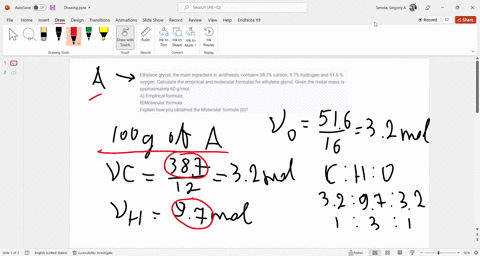 ethylene-glycol-the-main-ingredient-in-antifreeze-contains-387-carbon-97-hydrogen-and-516-oxygen-calculate-the-empirical-and-molecular-formulas-for-ethylene-glycol-given-the-molar-mass-is-ap-15655