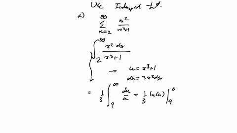 7-use-the-integral-test-to-determine-the-convergence-or-divergence-of-the-series-a-sum_n2infty-fracn2n31-b-sum_n2infty-frac33-n54-c-sum_n2infty-frac1x-ln-x-d-sum_n1infty-frac1sqrt5n