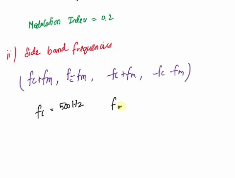 an-audio-frequency-signal-10-sin2500t-is-used-to-amplitude-modulate-a-carrier-of-50-sin2105-t-calculate-a-frequency-of-side-bands-b-bandwidth-c-modulation-index-d-amplitude-of-each-side-band-03534