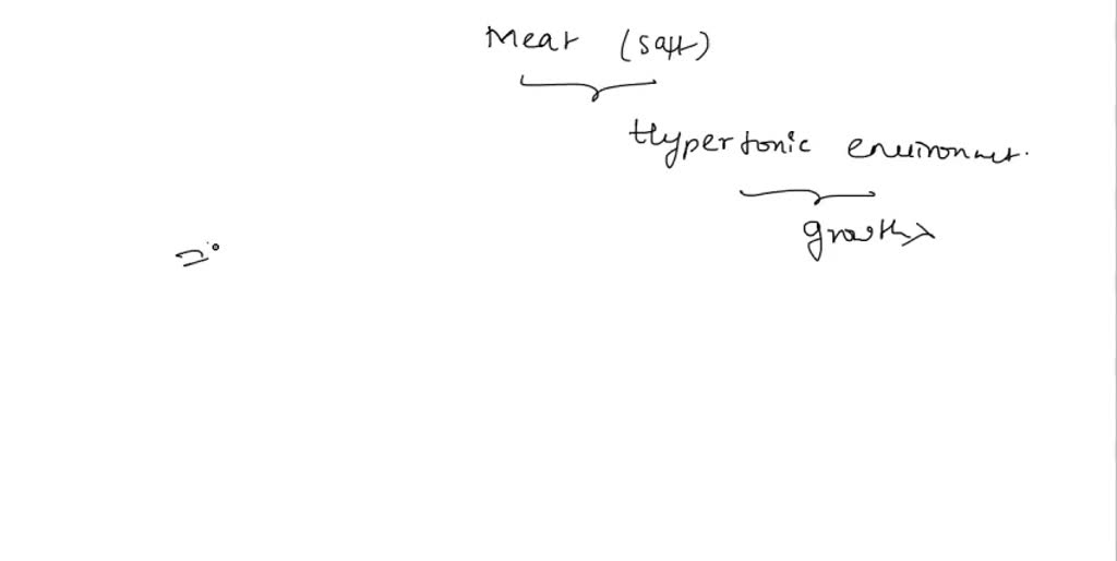 SOLVED 1. How does salt preserve meat? (2 marks) 2. How is electrophoresis similar and
