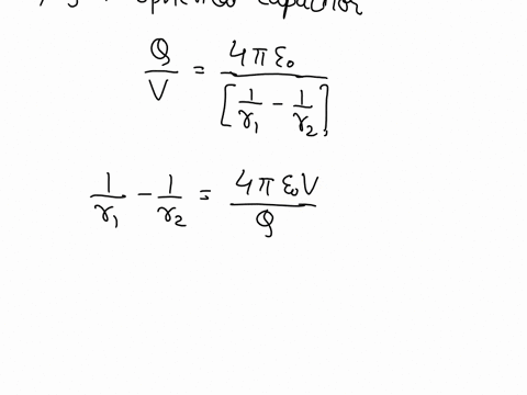 a-spherical-capacitor-contains-a-charge-of-330-ncwhen-connected-to-a-potential-difference-of-250-v-if-its-plates-are-separated-by-vacuum-and-the-inner-radius-of-the-outer-shell-is-500-cm-cal-87619