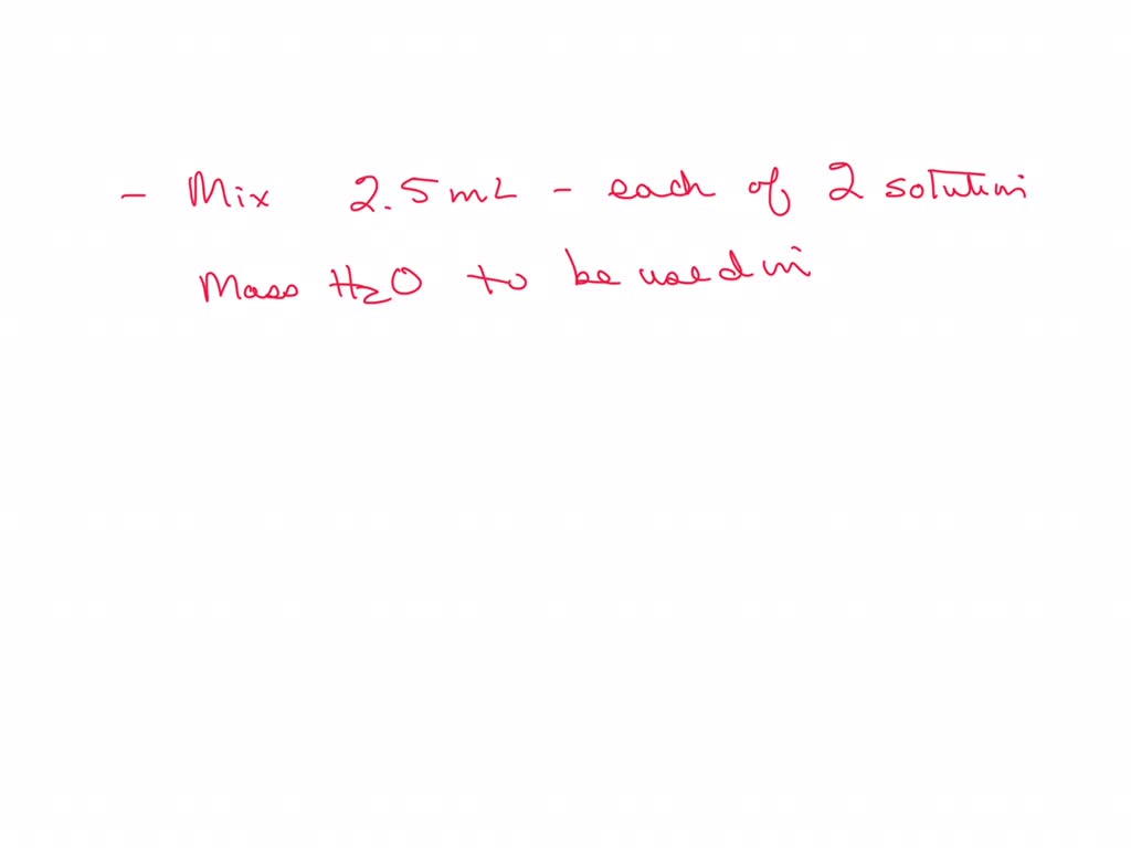 SOLVED In parts 2, 3, and 4 of this lab, you will be conducting calorimetry experiments. Two