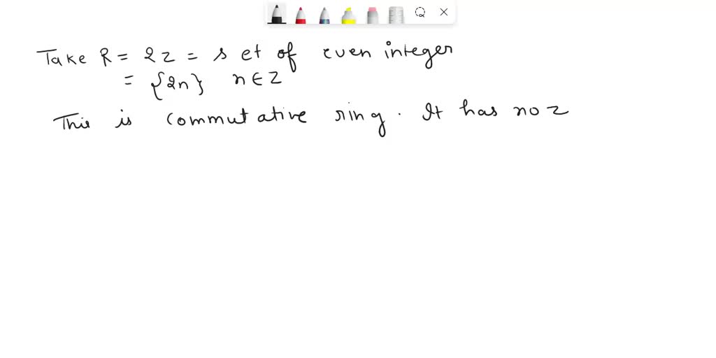 Solved Example 1.50 The ring (2) is an integral domain for | Chegg.com