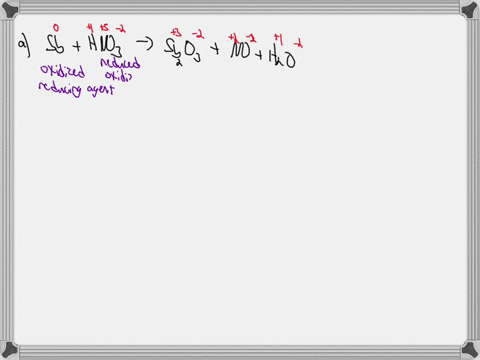2-using-the-change-in-oxidation-number-to-determine-which-elements-are-oxidized-and-which-are-reduced-in-these-reactions-identify-the-oxidizing-agent-and-the-reducing-agent-a-mathrmsbmathrmsmathrmhn-4