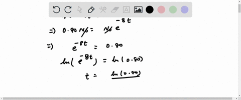 find-the-half-life-of-a-radioactive-substance-which-exponentially-decays-to-20-of-its-initial-value-after-8-years-recall-that-the-half-life-is-the-length-of-time-it-takes-an-exponentially-de-38091