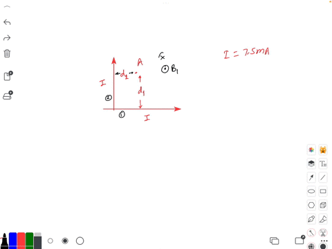 consider-the-two-wires-in-the-figure-running-at-right-angle-to-each-other-the-wires-carry-the_-saine-current-75-ma-in-the-directions-shown-the-distances-shown-are-d1-15-ci-and-d-21-cm-what-j-83462