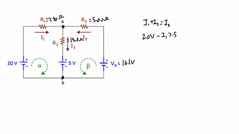 consider-the-circuit-shown-in-the-figure-below-the-value-of-the-three-resistors-are-as-follows-750-0-r2-500-0-r3-1500-q-the-value-of-the-voltage-source-vx-is-vx-161-v-using-kirchhoffs-rules-47315
