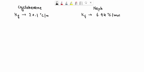 the-freczing-point-depression-constants-of-the-solvents-cyclohexanc-and-naphthalene-are-201circ-math-73002