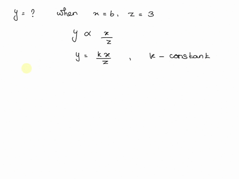if-y-varies-directly-as-x-and-inversely-as-z-and-y-4-when-x-2-and-z-7-find-y-when-x-6-and-z-3-44962