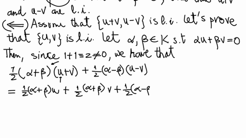 let-v-be-a-vector-space-over-a-field-of-characteristic-not-equal-to-two-a-let-u-and-v-be-distinct-ve-57137