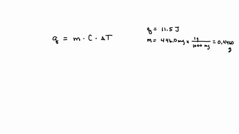a-chemist-carefully-measures-the-amount-of-heat-needed-to-raise-the-temperature-of-a-4460-mg-sample-of-a-pure-substance-from-27c-to-79c-the-experiment-shows-that-115-j-of-heat-are-needed-wha-09773