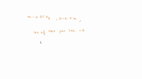 ii-centripetal-force-a-025-kg-ball-attached-to-string-is-rotating-in-horizontal-circle-of-radius-05-mn-if-the-ball-revolves-twice-every-second_-what-is-the-tension-in-the-string-65271