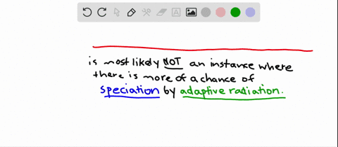 which-is-least-likely-to-be-a-factor-that-increases-the-probability-of-speciation-by-adaptive-radiation-a-there-are-vacant-ecological-niches-nearby-b-genetic-drift-in-a-population-increases-c-there--2