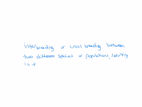 what-is-a-hybridization-event