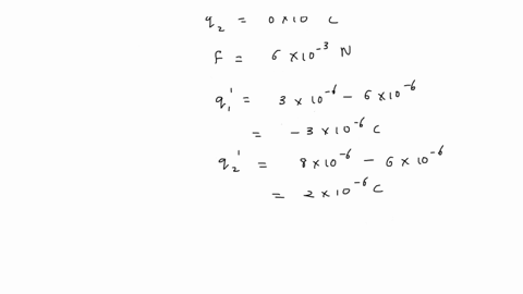 two-point-charges-310-6cand-810-6c-repel-each-other-by-a-force-of-610-3n-if-each-of-them-is-given-an-additional-charge-610-6c-the-force-between-them-will-be