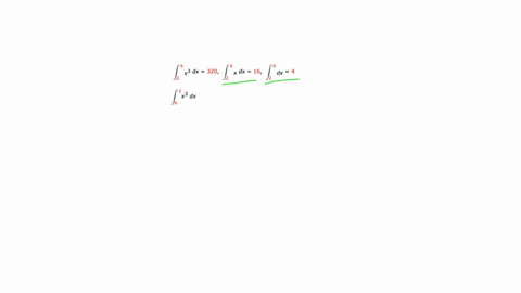 evaluate-the-integral-using-the-following-values-beginarrayl-int_26-x3-d-x320-int_26-x-d-x16-int_26-d-x4-int_62-x3-d-x-endarray