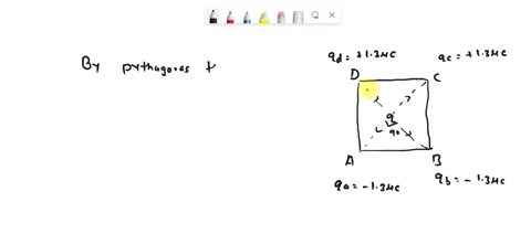 10-problem-10-four-charges-are-arranged-at-the-corners-of-square-as-depicted-in-the-figure-qa-qd-otheexpertta-com-50-part-a-using-the-symmetry-ofthe-arrangement-determine-the-direction-of-th-23584