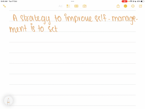 a-strategy-to-improve-self-management