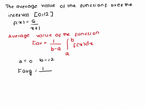 find-the-average-value-of-the-function-over-the-interval-0-12-25085