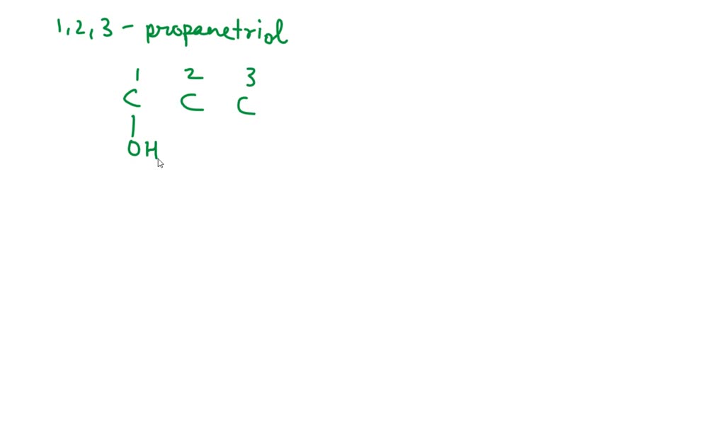 SOLVED: The IUPAC Name For The Compound Shown Below Is 1,2,3 ...