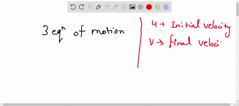 what-is-3-equation-of-motion
