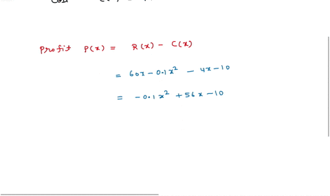 find-the-maximum-profit-and-the-number-of-units-that-must-be-produced-and-sold-in-order-to-yield-the-maximum-profit-assume-that-revenue-rx-and-cost-cx-of-producing-x-units-are-in-dollarsrx60-58491