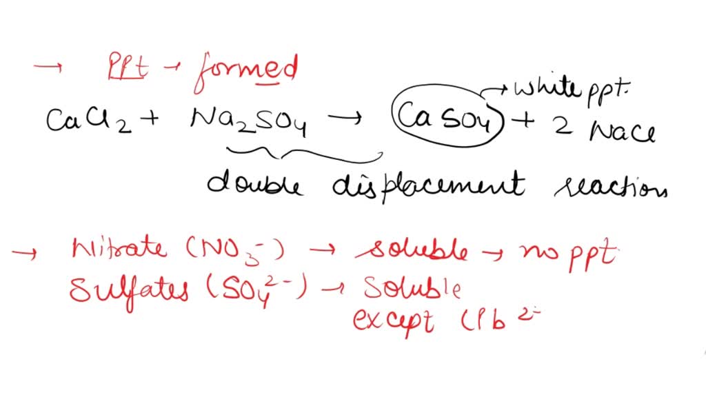 SOLVED You Have Reacted Calcium Nitrate With Sodium Chloride Sodium