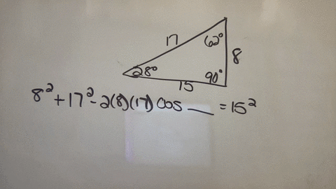 select-the-angle-that-correctly-completes-the-law-of-cosines-for-this-triangle-62-17-82-172-2817cos-_-152-28-908-15-a-289-b-909-c-1809-d-628-66953