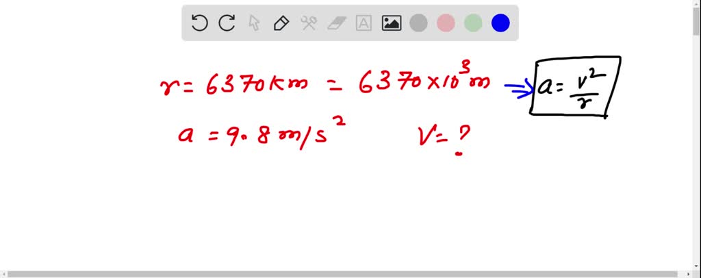 Solved 3 Chapter 3 Uniform Circular Motion A Satellite Is In The