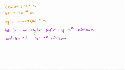 a-monoenergetic-beam-of-electrons-is-incident-on-a-single-slit-of-width-0463-nm-a-diffraction-pattern-is-formed-on-a-screen-191-cm-from-the-slit-if-the-distance-between-successive-minima-of-97966