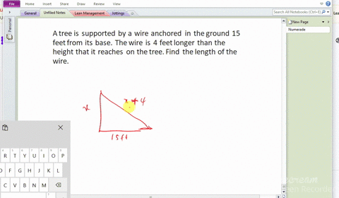 a-tree-is-supported-by-a-wire-anchored-in-the-ground-15-feet-from-its-base-the-wire-is-4-feet-long-4-02493