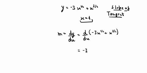 find-the-slope-of-the-tangent-line-to-the-graph-of-the-given-function-at-the-given-value-of-x-y-3x12x32-x4-the-slope-of-the-tangent-line-to-the-graph-is_____-14765