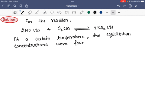 for-the-reaction-2nog-o2g-2no2g-at-a-certain-temperature-the-equilibrium-concentrations-were-found-to-be-no2-57-103-m-o2-10-102-m-and-no-20-103-m-calculate-the-value-of-the-equilibrium-const-96113