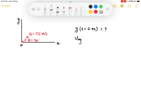 A boy throws a ball with an initial velocity of 25 ms at an...